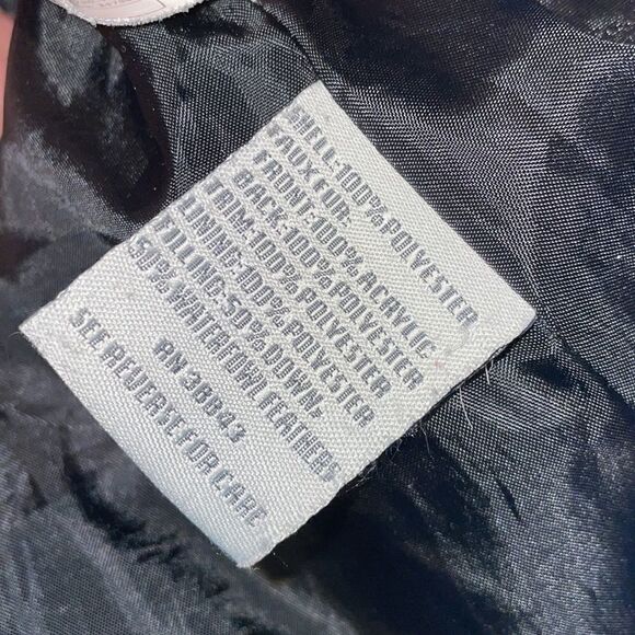 Larry Levine Down Faux Fur Hooded Puffer Jacket - Picture 11 of 11